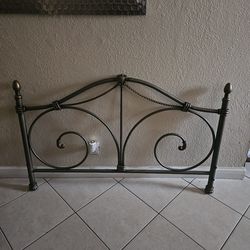 Headboard & footboard with a  frame full size
