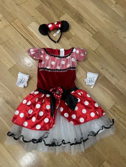 Disney Minnie Mouse Costume Size M 7/8 Little Girls
