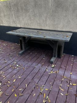 Reclaimed Wood Dining Table - Free