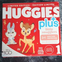 Huggies Plus Size 1 Diapers (192 Count)