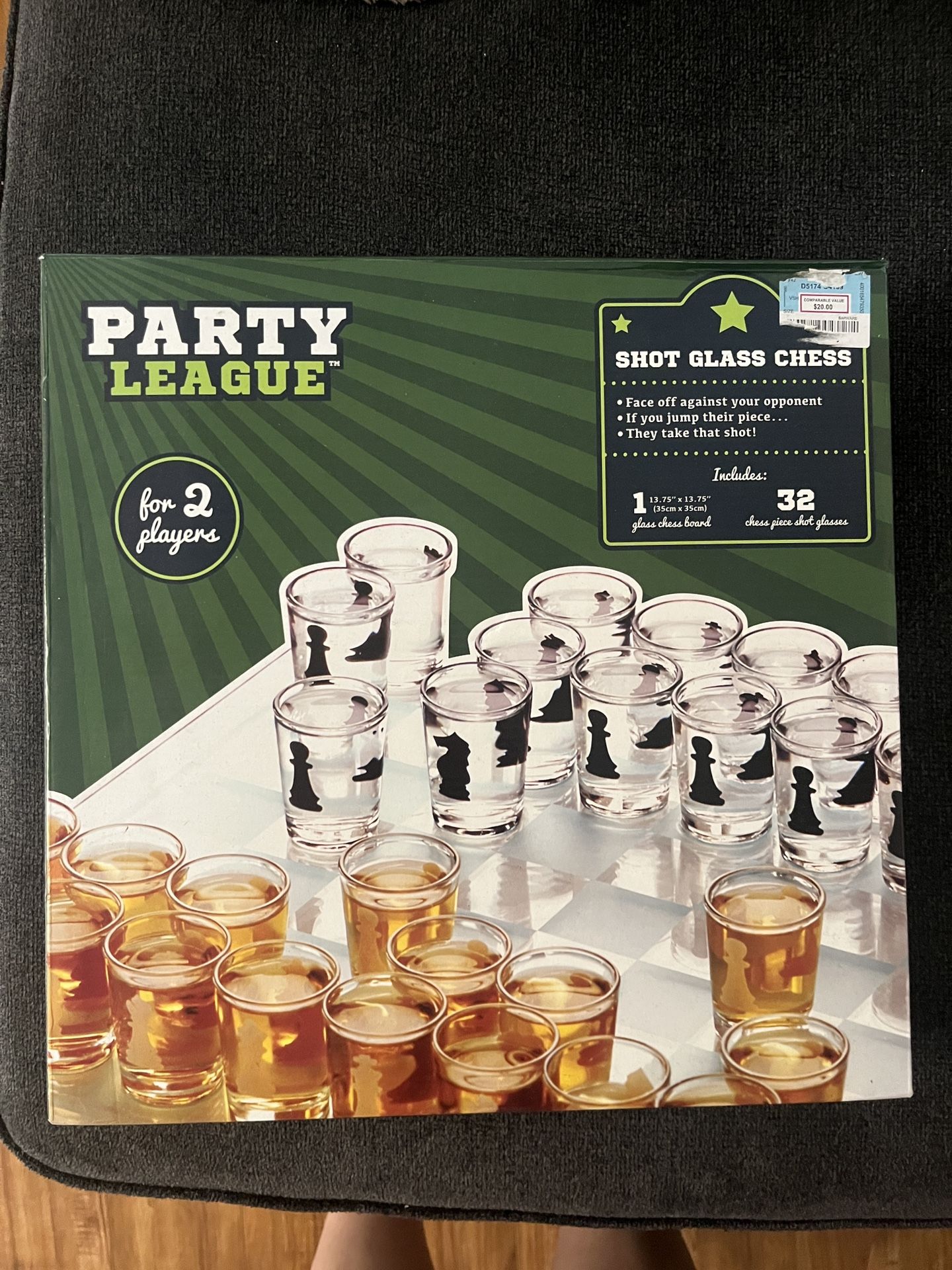 Shot Glass Chess Party Game