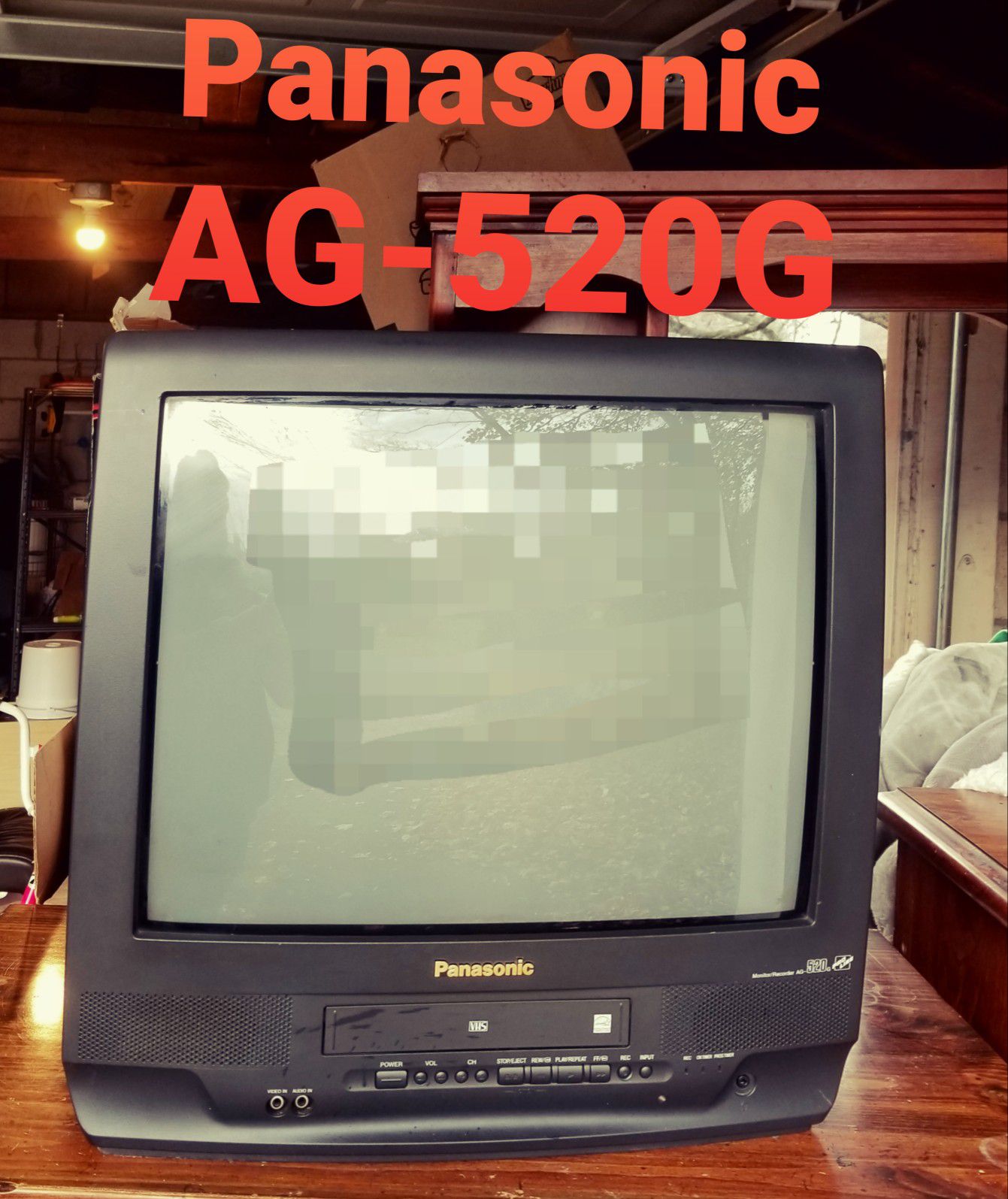 20 inch tv with built in vhs player.