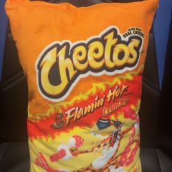 Hot Cheetos Themed Pillow