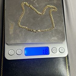 10k Gold Anklet 