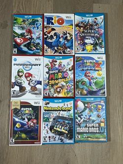 Wii/Wii U Games (Read Description)