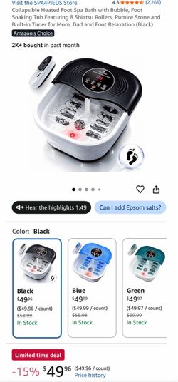 Spa4Pieds Foot Spa Massager