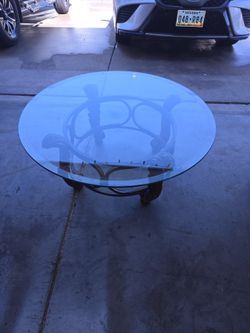 Glass Coffee Table And Good Condition