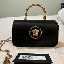 Versace La Medusa Satin Mini bag