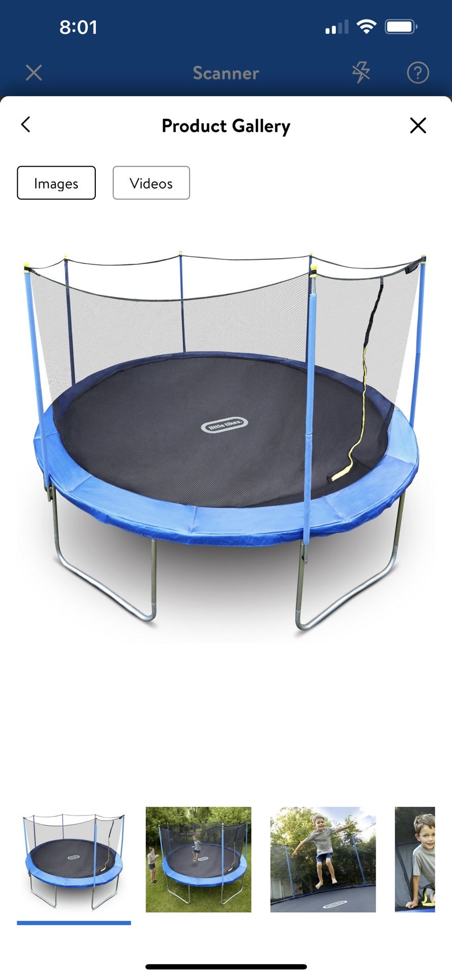 Little Tikes Mega 15 Feet Trampoline with Safety Net $150