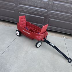 Kids Radio Flayer 2- In 1 Wagon Folding Like New 