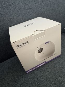 Brand New Yaconix Ultrasonic Retainer Cleaner (Unused, 3 Modes, UV Light, 200ml) 