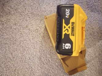 DeWalt xr6 amp battery