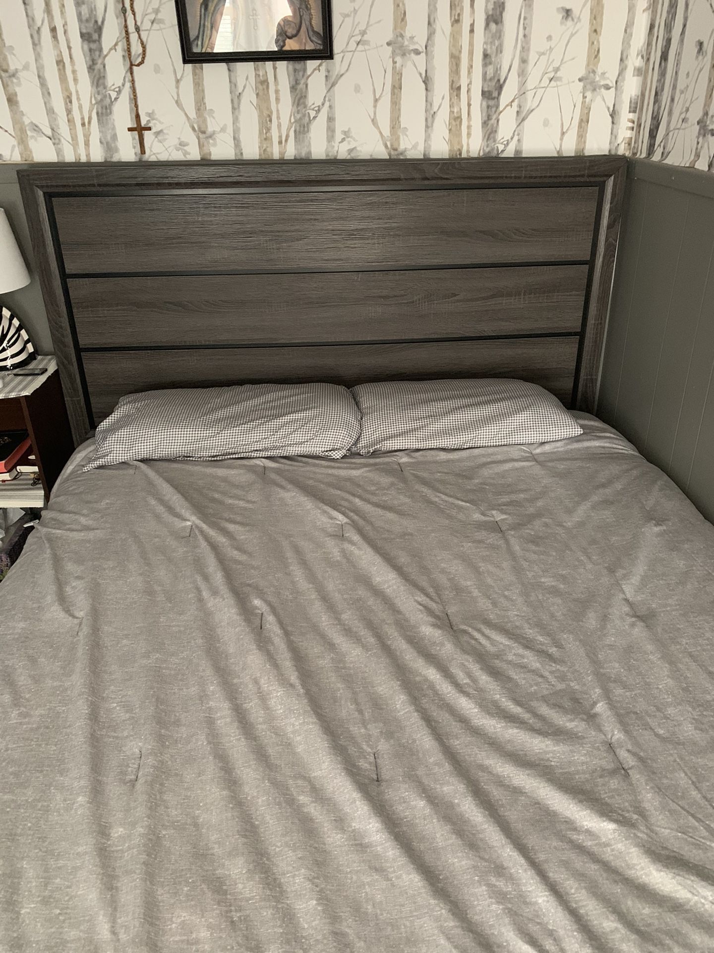 New Queen size bed box included ( will deliver and assemble )