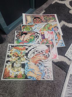 7 Different Sets Of Old Tattoo Flash/Tattoo Designs 