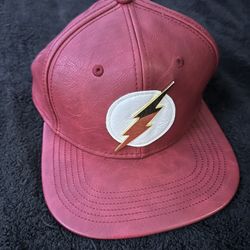 Faux Leather Flash Hat