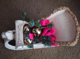 Christmas sleigh decoration