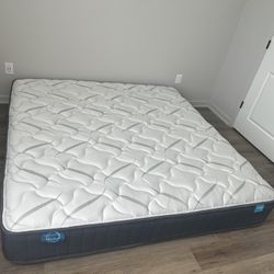 ORTHOPEDIC ULTRA PLUSH KING MATTRESS AND BED FRAME- $100 ONLY!!- Price NEGOTIABLE I