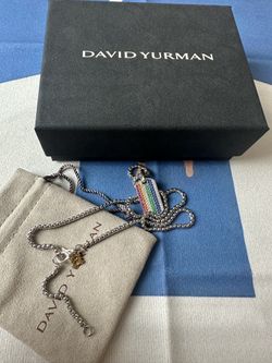 David Yurman full diamond brand necklace
