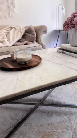 Marble coffee table