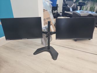 Dual Sceptre Monitors with Monitor Stand