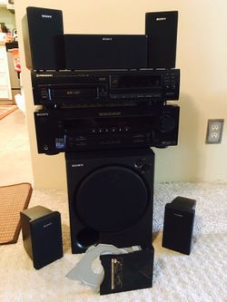 Sony surround sound with Pioneer 6 Disc cd play