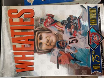 NFL 75th Anniversary Wheaties Box.