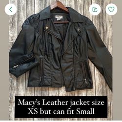 XS Leather Jacket - Women’s 