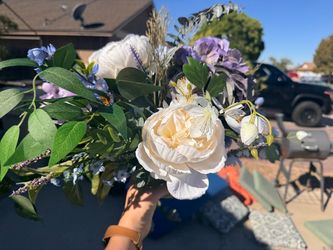 10 Assorted Faux Floral Bouquet with Greenery