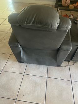 Ashley leather couches