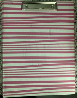 Clipboard Folder and Paper