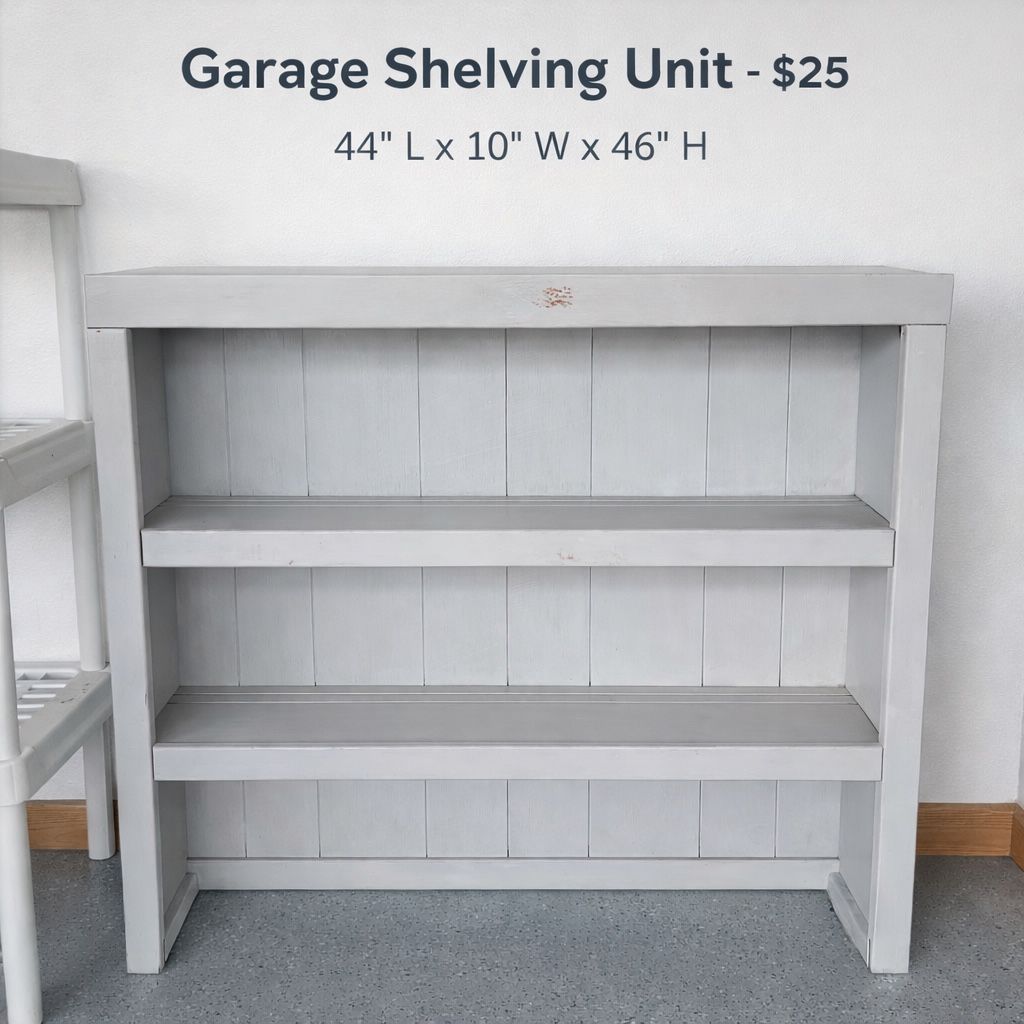 Garage Shelving Unit • Bookcase • Sturdy Storage
