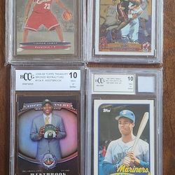 Lebron, Griffey, Westbrook, & Wade Rookie Lot. 