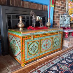 India Antique Storage Table