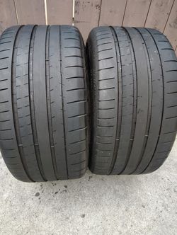 Par De llantas Usadas Michelin Pilot Super SPORT 275/35/ZR/19