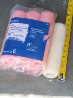6pk paint roll & single