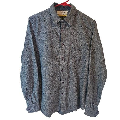 Hedley Bennett Shirt Mens Small Blue Long Sleeve Button Up Chef Chambray