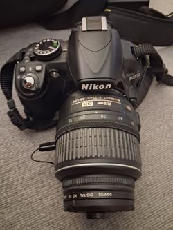 Nikon D 3100 with lens and extras