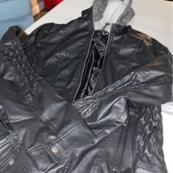 New Look Female Jacket Leather 