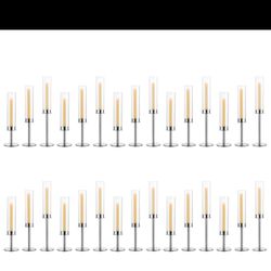 Brand New Silver Candle Holder! 30 Pieces 