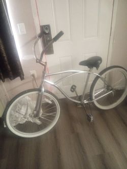 Chrome Beach Cruiser Bicycle