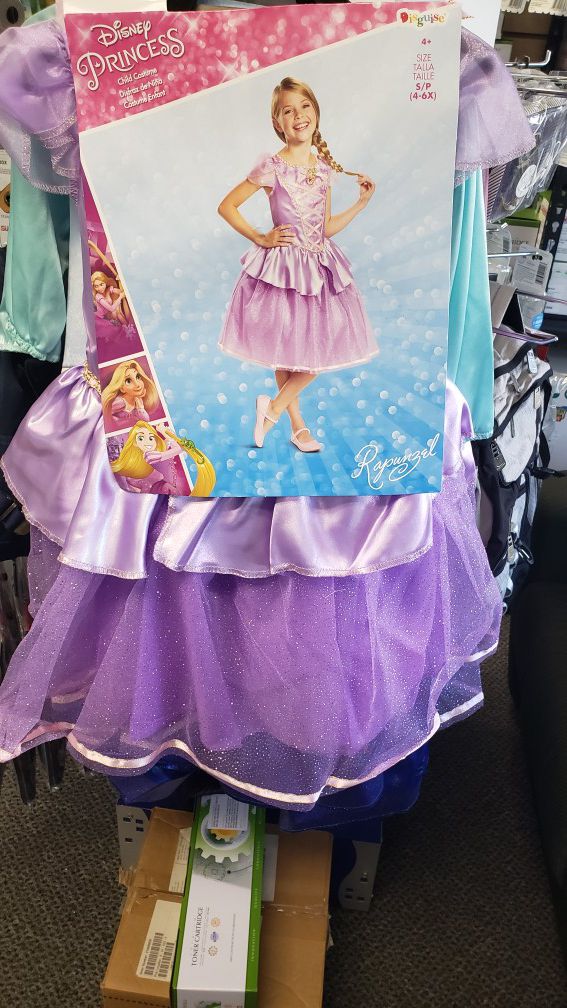 Disney Princess Rapunzal child costume 4+ size S/P (4-6x)