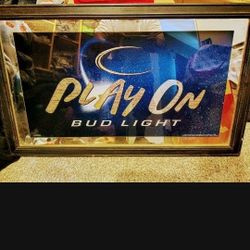 Bud Light Picture Frame Mirror 