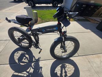 PEXMOR 26" Electric Fat Tire Folding Bicycle for Adults, 750W Gently used