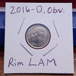 Roosevelt Dime Error, 2016-D 