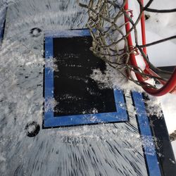 Baseball hoop and stand