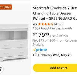 Changing Table Dresser