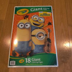Minions Giant Coloring Pages- Sealed 
