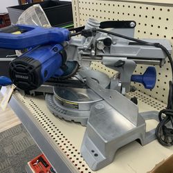 Kobalt 7-1/4-in 10-Amp Single Bevel Sliding Compound Corded Miter Saw with Laser Guide
