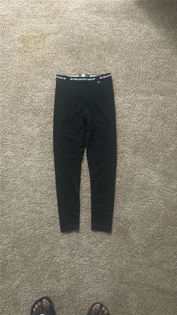 Black chrome heart leggings size S