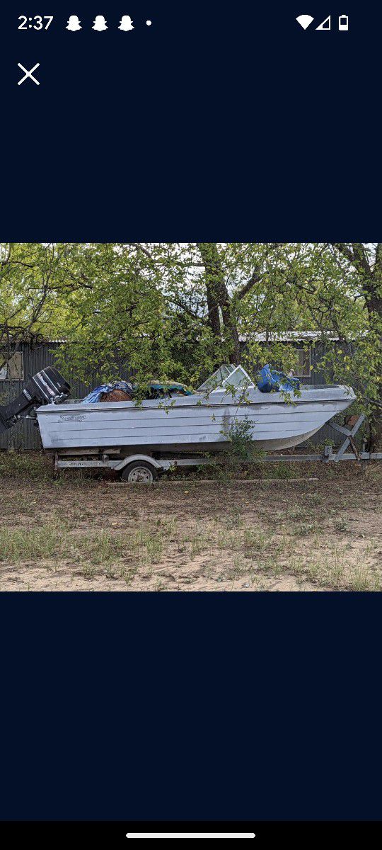 Boat On Trailer 